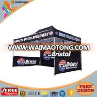 Outdoor advertising dye sublimated canopy tent with walls