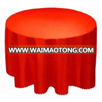 Orange Red PLAIN SOLID TABLECLOTH CLEAN ROUND CIRCULAR TABLE CLOTH 173CM ROUND 68" - UK Stock Fast Shipping