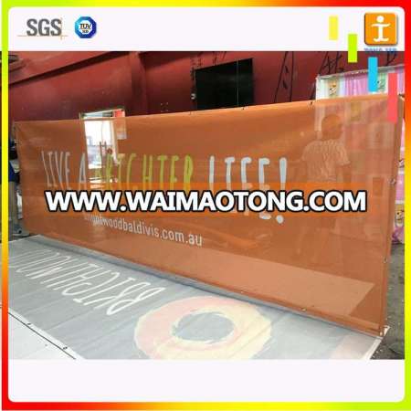 Mesh pvc hang banners, fence scrim vinyl banner,building wraps advertising mesh banner