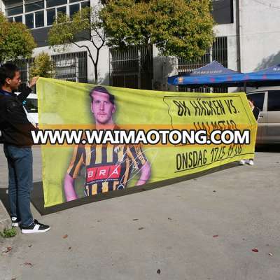 Fence hanging polyester mesh vinyl banner,custom mesh fabric banner printing