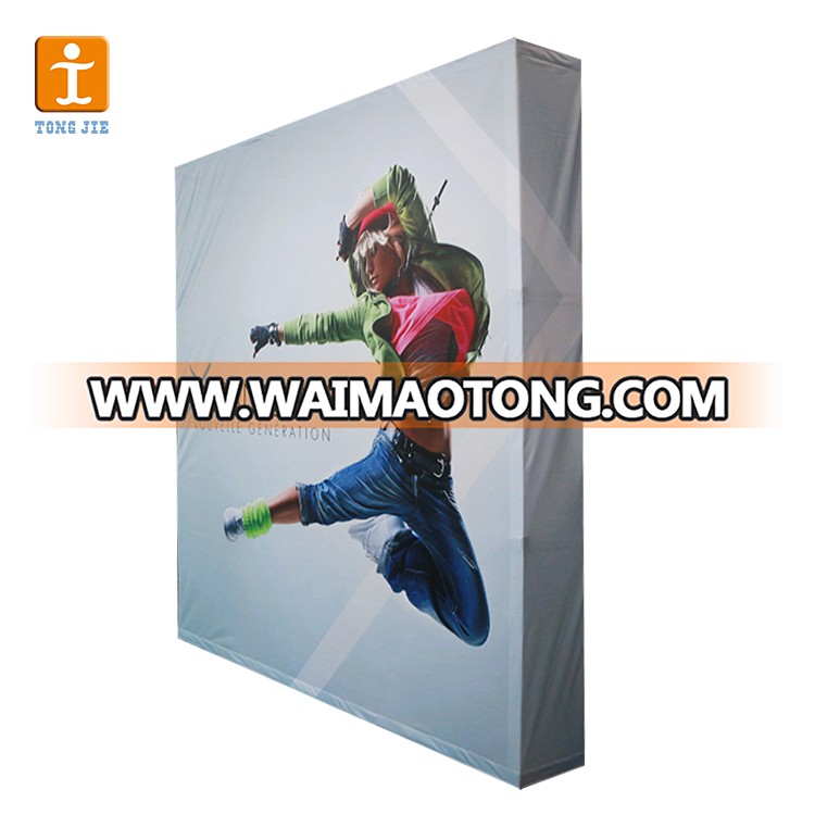 TJ Exhibit tension fabric Pop Up Display Backdrop banner Stand